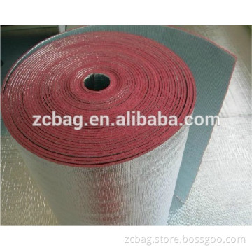 Insulated Metalized Mylar Double Foil Bubble double woven cloth fabric xpe Wrap Polyethylene Foamed Foil Reflective Insulation